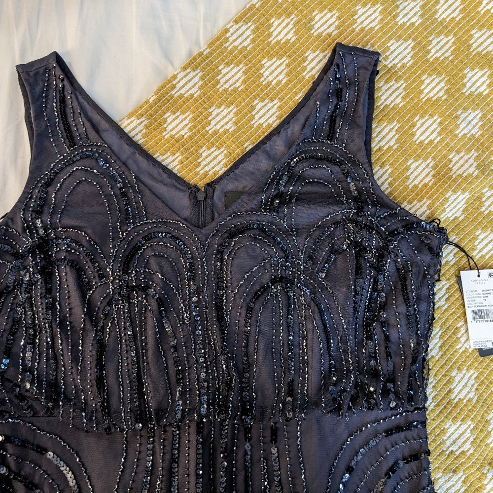 NWT Adrianna Papell Beaded Gown size 18